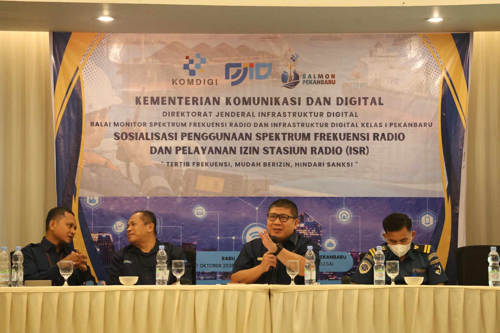 KPKNL Pekanbaru Kenalkan Penanganan Piutang Negara dalam Sosialisasi Penggunaan Spektrum Frekuensi Radio