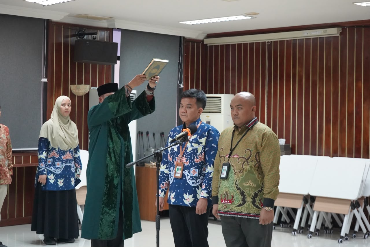 Kanwil DJKN Lampung dan Bengkulu Lantik Juru Sita Piutang Negara dan Pejabat Lelang Kelas I