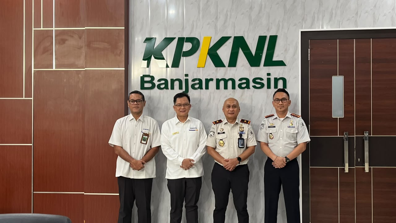 Perkuat Sinergi Pengelolaan BMN, Kakanwil Ditjen Imigrasi Kalsel Kunjungi KPKNL Banjarmasin