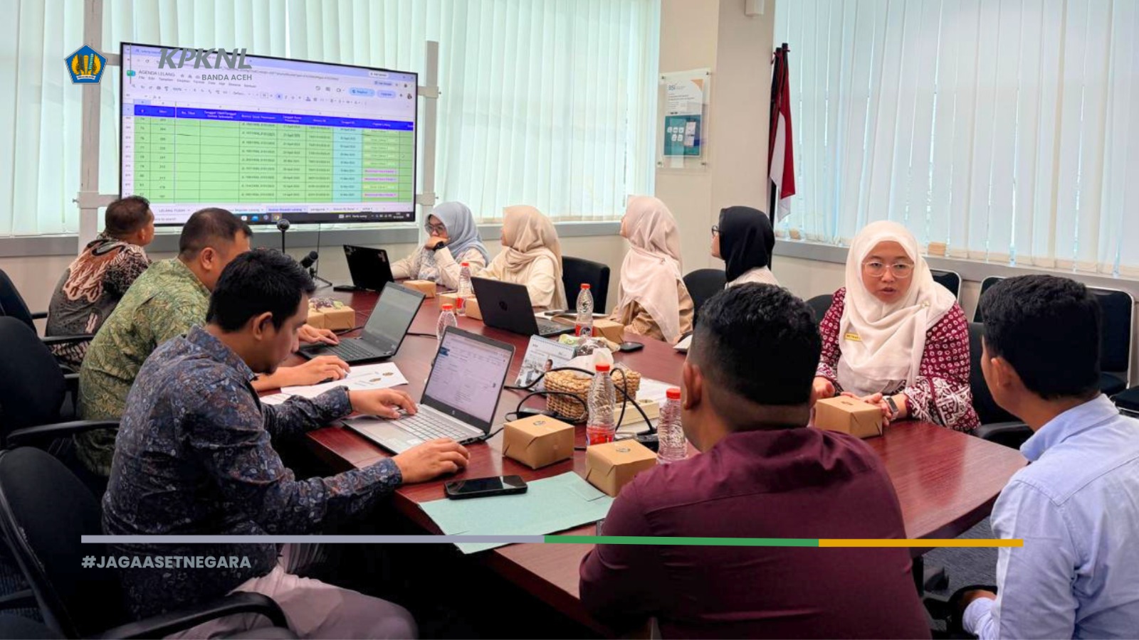 Sinergi KPKNL Banda Aceh Bersama Satuan Kerja di Wilayah Kabupaten Aceh Barat Dukung Optimalisasi Pengelolaan Barang Milik Negara