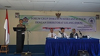Sosialisasi Lelang Pada Pusat Pendidikan Lalu Lintas Kepolisian Republik Indonesia