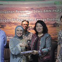 DJKN Tandatangani Perjanjian Sewa BMN dengan PT Petromine Energy Trading
