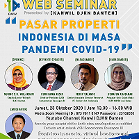 Respon Tantangan Penilaian di Masa PSBB, Kanwil DJKN Banten Adakan Webinar "Pasar Properti Indonesia Di Masa Pandemi Covid-19"