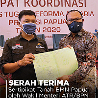 Program Sertipikasi Tanah Kanwil DJKN Papabaruku Lampaui Target