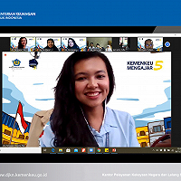 Dari Kami Untuk Negeri, Kemenkeu Mengajar 5 Hadir Secara Virtual Dimasa Pandemi