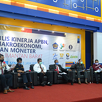 Hadiri Rilis Kinerja APBN Triwulan IV 2020, Kanwil DJKN Kalbar Paparkan Realisasi Pengelolaan Kekayaan Negara