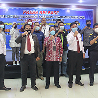 Gelar Konferensi Pers, Kanwil DJKN RSK Umumkan Capaian PNBP Pengelolaan Kekayaan Negara Tahun 2020 Rp128,38 miliar