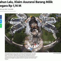 Tahun Lalu, Klaim Asuransi Barang Milik Negara Rp 1,14 M