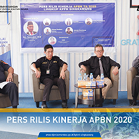 KPKNL Singkawang ikuti Press Conference Kinerja APBN Tahun Anggaran  2020 