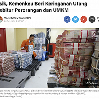 Asik, Kemenkeu Beri Keringanan Utang Debitur Perorangan dan UMKM