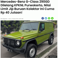 Mercedes Bens G Class 290GD Dilelang KPKNL Purwokerto, Nilai Limit Jip Buruan Kolektor ini hanya 40 Jutaan!