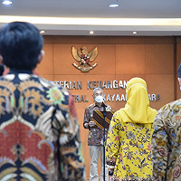 Dirjen KN Lantik Pejabat Pengawas dan Fungsional di Lingkungan DJKN