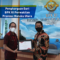 KPKNL Ternate Terima Penghargaan dari BPK RI Perwakilan Provinsi Maluku Utara
