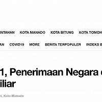 Sampai Maret 2021, Penerimaan Negara di Wilayah Sulut Capai Rp963,33 Miliar
