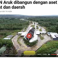 PLBN Aruk dibangun dengan aset pusat dan daerah