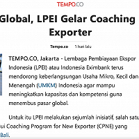Ingin UMKM Go Global, LPEI Gelar Coaching Program for New Exporter