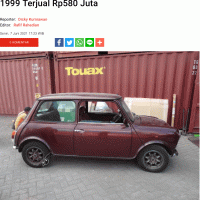 Lelang Mini Cooper S 40th Anniversary Edition 1999 Terjual Rp580 Juta
