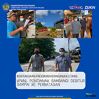 Informasikan Program Keringanan Utang, KPKNL Pontianak Sambangi Debitur Sampai Ke Perbatasan