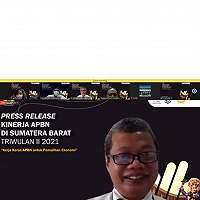 Press Conference Kinerja APBN di Sumbar, KPKNL Padang Sampaikan Capaian PNBP Pengelolaan Kekayaan Negara dan Lelang 