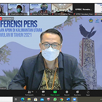 Konferensi Pers APBN di Kalimantan Utara, KPKNL Tarakan Bukukan PNBP Rp8,5 Miliar