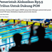 Pemerintah Alokasikan Rp3,5 Triliun Untuk Dukung PON
