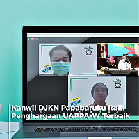 Kanwil DJKN Papabaruku Raih Penghargaan Sebagai UAPPA-W Terbaik Tahun 2021 Provinsi Papua