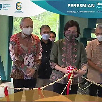 Optimalkan Aset Negara, Menkeu Resmikan Gedung Dhanadyaksa Dipati Ukur sebagai Creative Hub dan Co Working Space