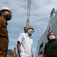 Kunjungi PT PAL, Wamenkeu Harapkan PT PAL Lebih Berkembang Dikancah Internasional