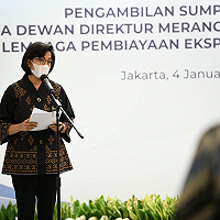 Lantik Direktur Eksekutif LPEI, Menkeu: Tingkatkan Kinerja dan Kreativitas