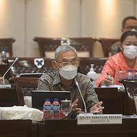 RDP dengan Komisi XI DPR RI, Dirjen KN : Realisasi Tahun 2021 Capai 146%