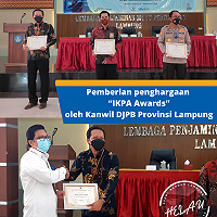 KPKNL Bandar Lampung Raih Tiga Besar IKPA Awards 2021