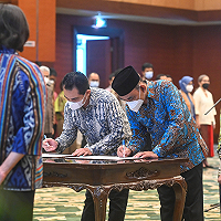 Lantik Jajaran Direksi PT Geo Dipa Energi, Menkeu Harapkan Maksimalisasi Pengembangan Renewable Energy