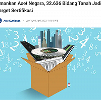 Amankan Aset Negara, 32.636 Bidang Tanah Jadi Target Sertifikasi