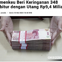 Kemenkeu Beri Keringanan 348 Debitur dengan Utang Rp9,4 Miliar