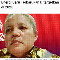 Bauran Energi Baru Terbarukan Ditargetkan 23 Persen di 2025