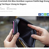 Pemerintah Kini Bisa Hentikan Layanan Publik Bagi Orang yang Tak Bayar Utang ke Negara