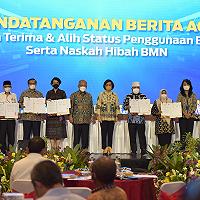 Kemenkeu - Kementerian PUPR Hibahkan BMN Tahap II ke Pemda dan Yayasan