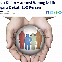 Rasio Klaim Asuransi Barang Milik Negara Dekati 100 Persen
