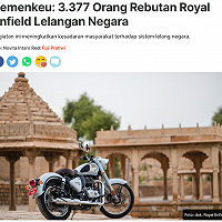 Kemenkeu: 3.377 Orang Rebutan Royal Enfield Lelangan Negara