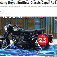 Hasil Lelang Royal Endfield Classic Capai Rp5.8 Miliar