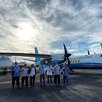 Penilaian 3 (Tiga) Unit Pesawat Terbang Turbo Fan Boeing 737-300 Oleh Tim Penilai Kanwil DJKN Jawa Timur