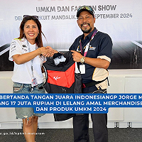 Rompi Bertanda Tangan Juara IndonesianGP Jorge Martin, Laku Lelang 17 Juta Rupiah di Lelang Amal Merchandise MotoGP dan Produk UMKM 2024
