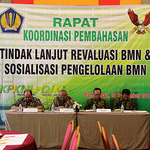 Rapat Koordinasi Pembahasan Tindak Lanjut Revaluasi Barang Milik Negara