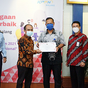 Kpknl Malang Raih Penghargaan Prisma Periode Triwulan I Tahun 2021